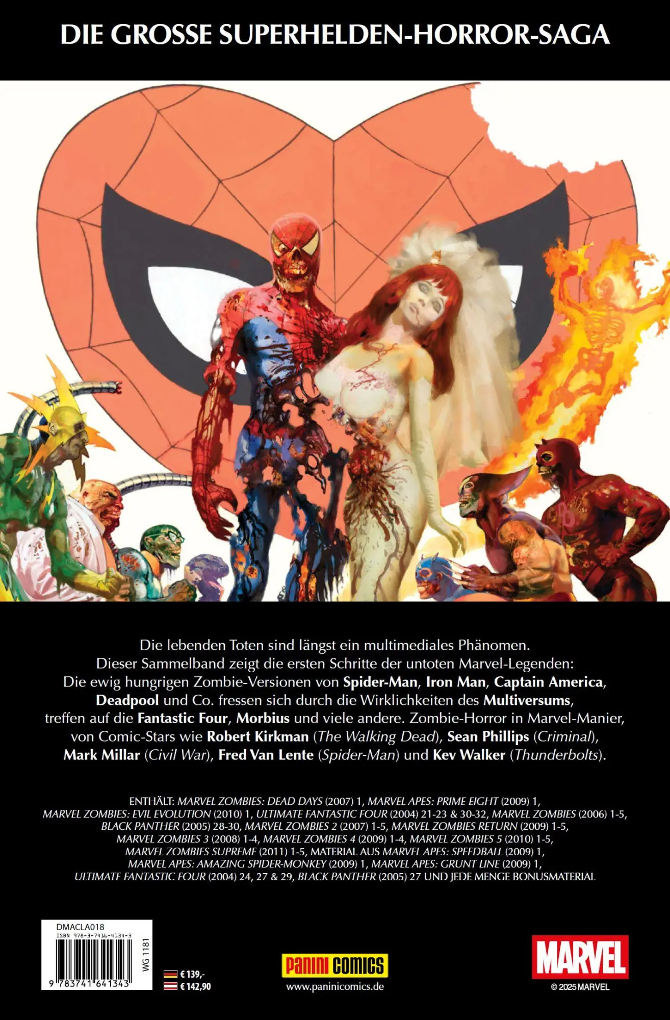 Rückseite: 9783741641343 | Marvel Zombies Collection | Bd. 1 | Robert Kirkman (u. a.) | Buch