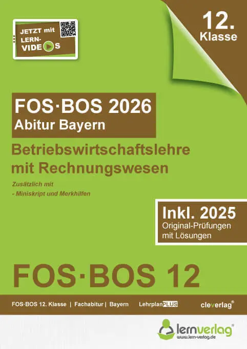 Cover: 9783743001343 | Abiturprüfung FOS/BOS Bayern 2026 Betriebswirtschaftslehre mit...