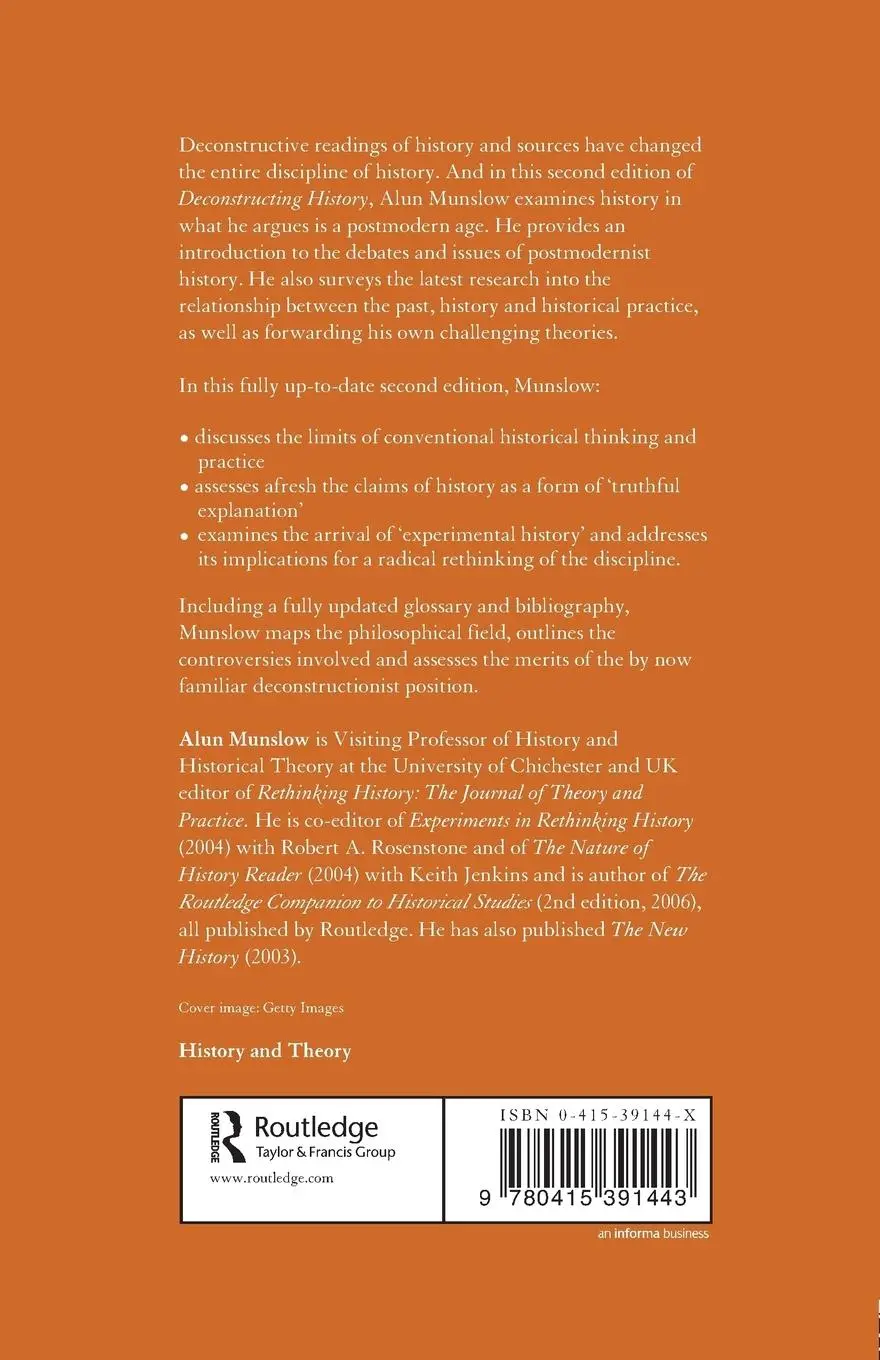 Rückseite: 9780415391443 | Deconstructing History | Alun Munslow | Taschenbuch | Englisch | 2006