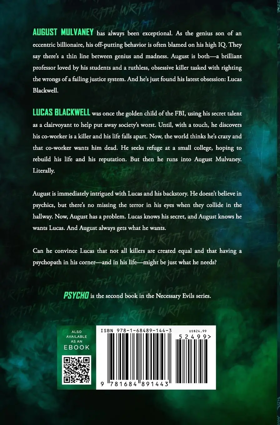 Rückseite: 9781684891443 | Psycho | Onley James | Buch | Englisch | 2021 | EAN 9781684891443