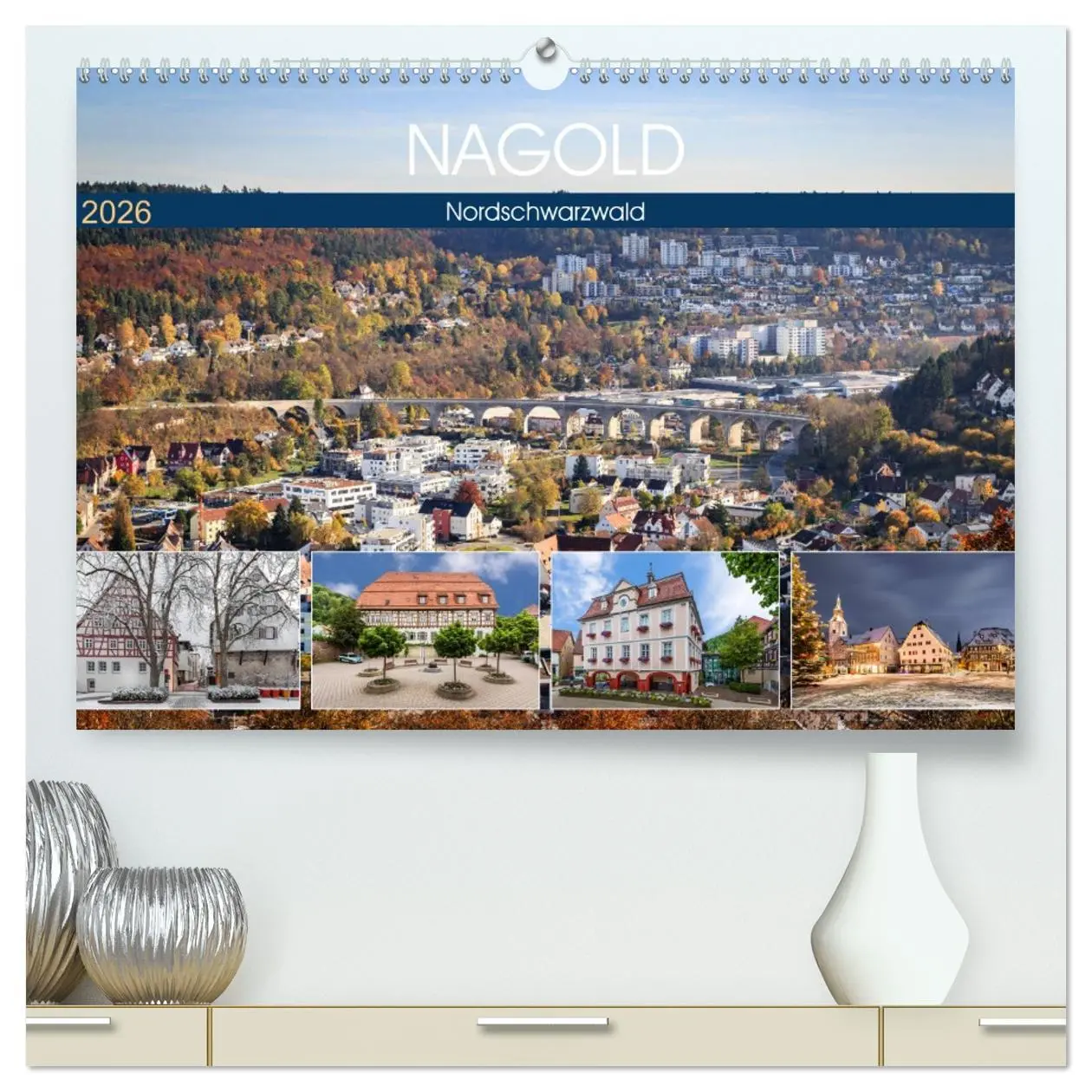 Cover: 9783457741443 | Nagold (hochwertiger Premium Wandkalender 2026 DIN A2 quer),...