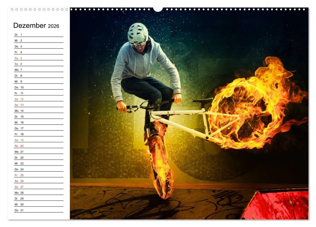 Bild: 9783457981443 | BMX My Life (Wandkalender 2026 DIN A2 quer), CALVENDO Monatskalender