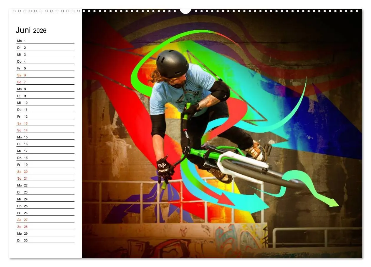 Bild: 9783457981443 | BMX My Life (Wandkalender 2026 DIN A2 quer), CALVENDO Monatskalender