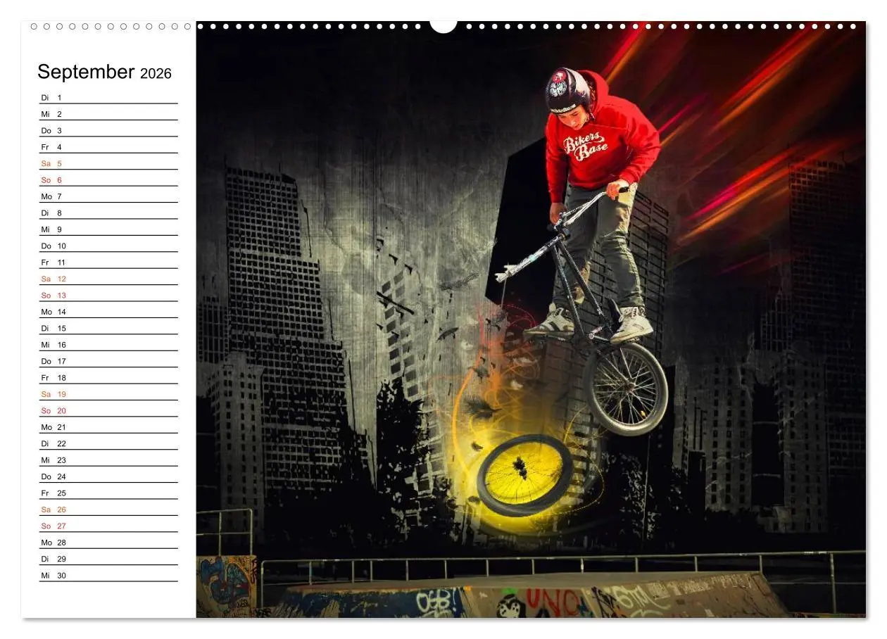 Bild: 9783457981443 | BMX My Life (Wandkalender 2026 DIN A2 quer), CALVENDO Monatskalender