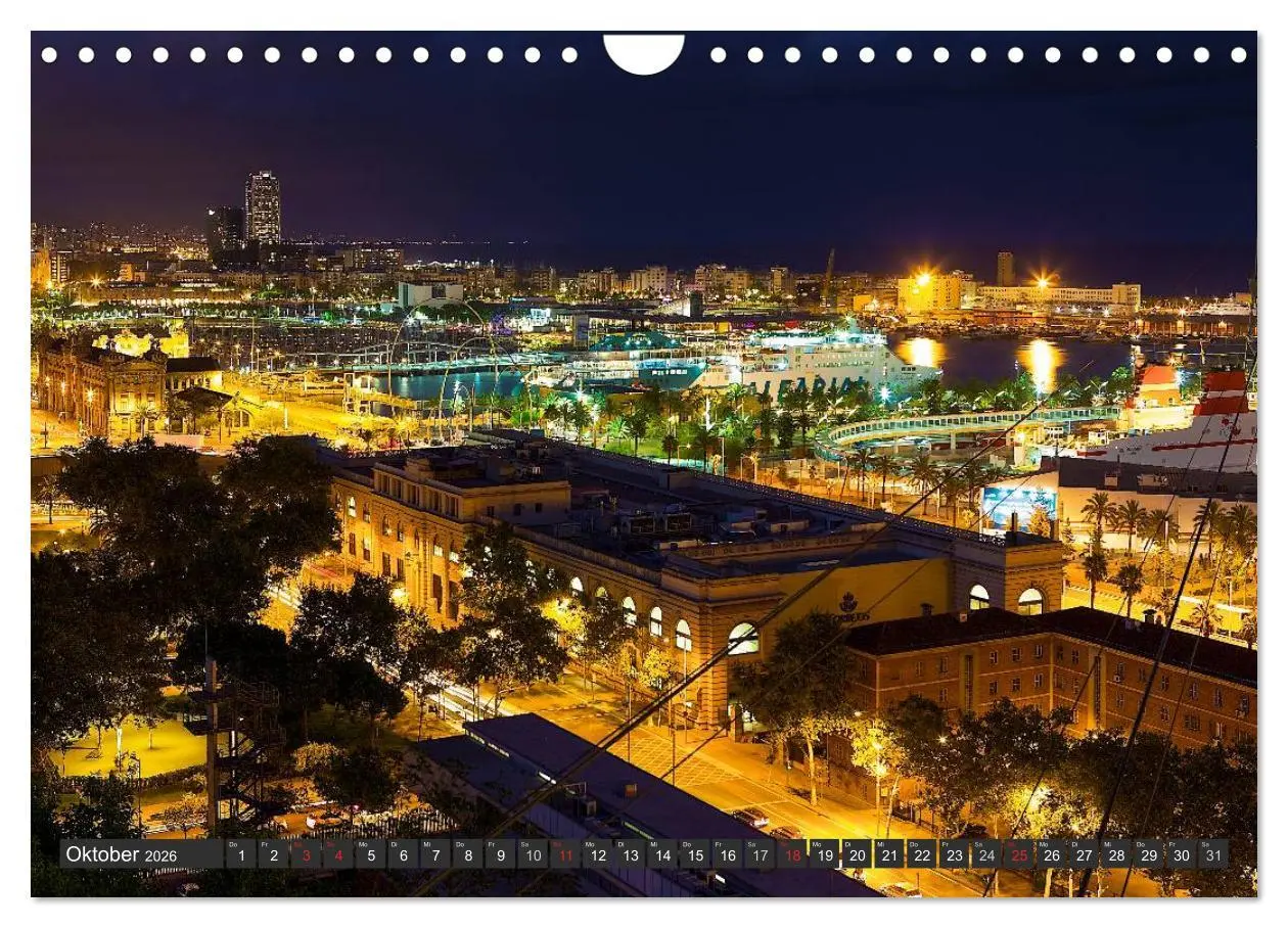 Bild: 9783516211443 | Metropole Barcelona (Wandkalender 2026 DIN A4 quer), CALVENDO...