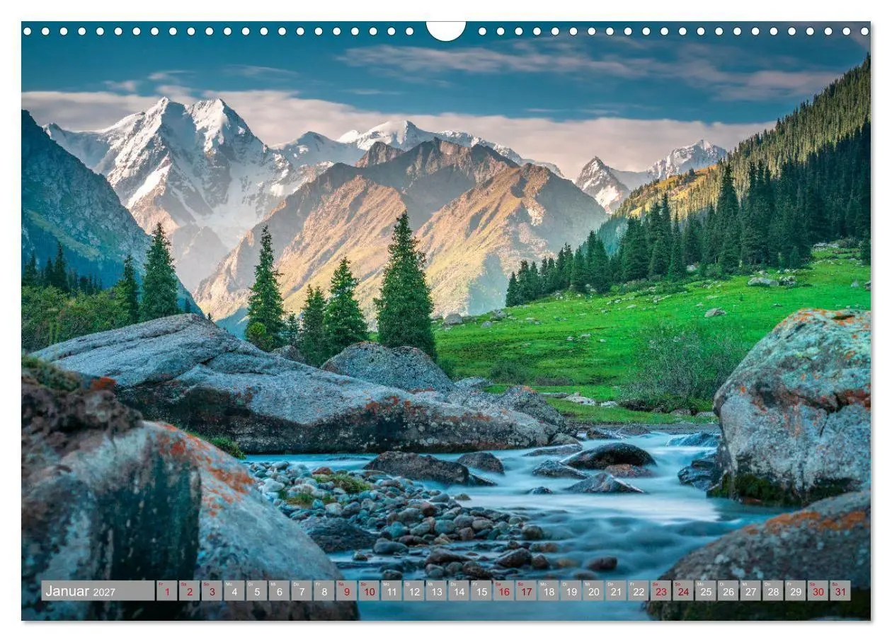 Bild: 9783569231443 | Kirgistan Bergparadies in Zentralasien (Wandkalender 2027 DIN A3...