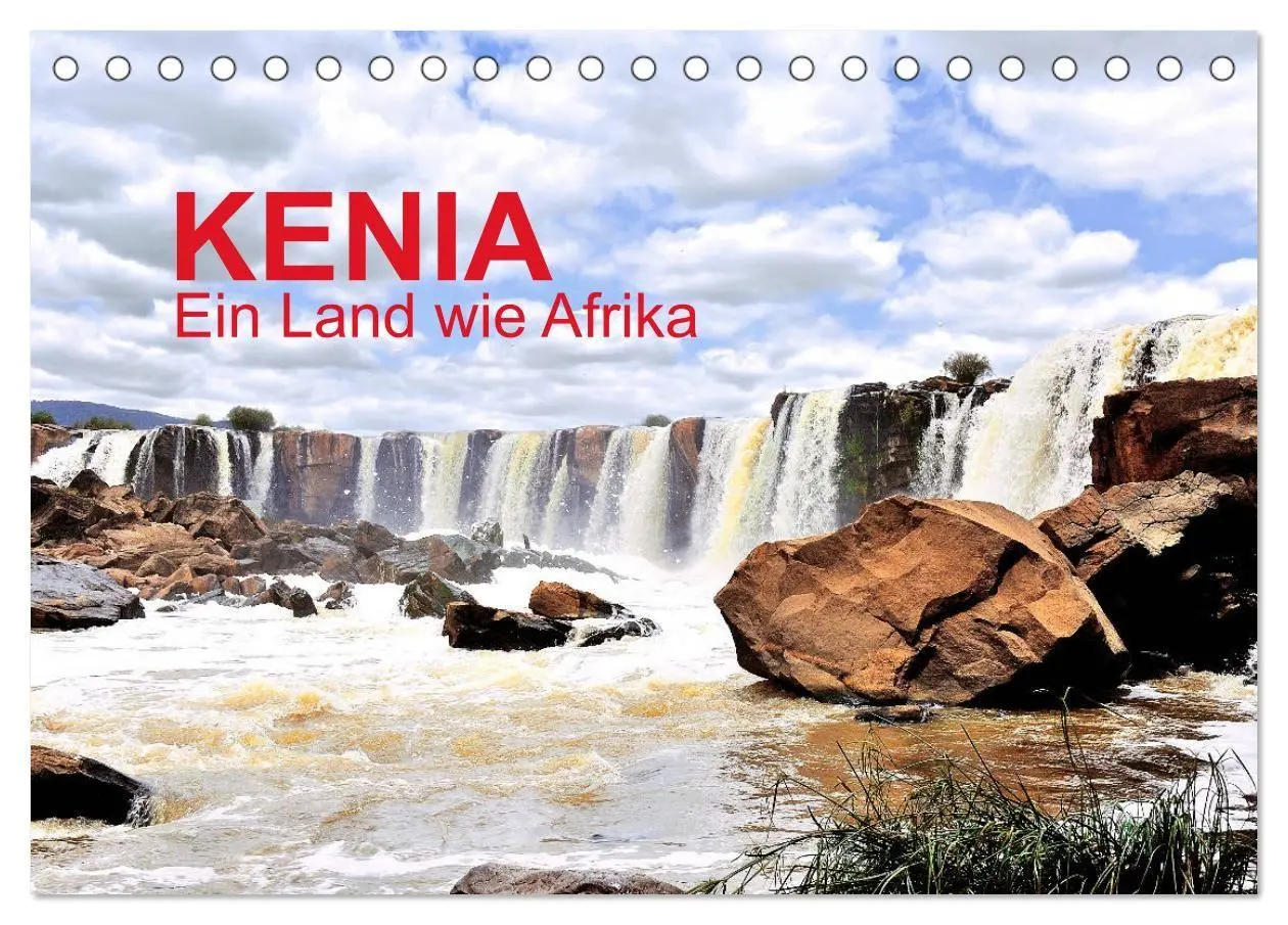 Cover: 9783569851443 | Kenia - Ein Land wie Afrika (Tischkalender 2027 DIN A5 quer),...