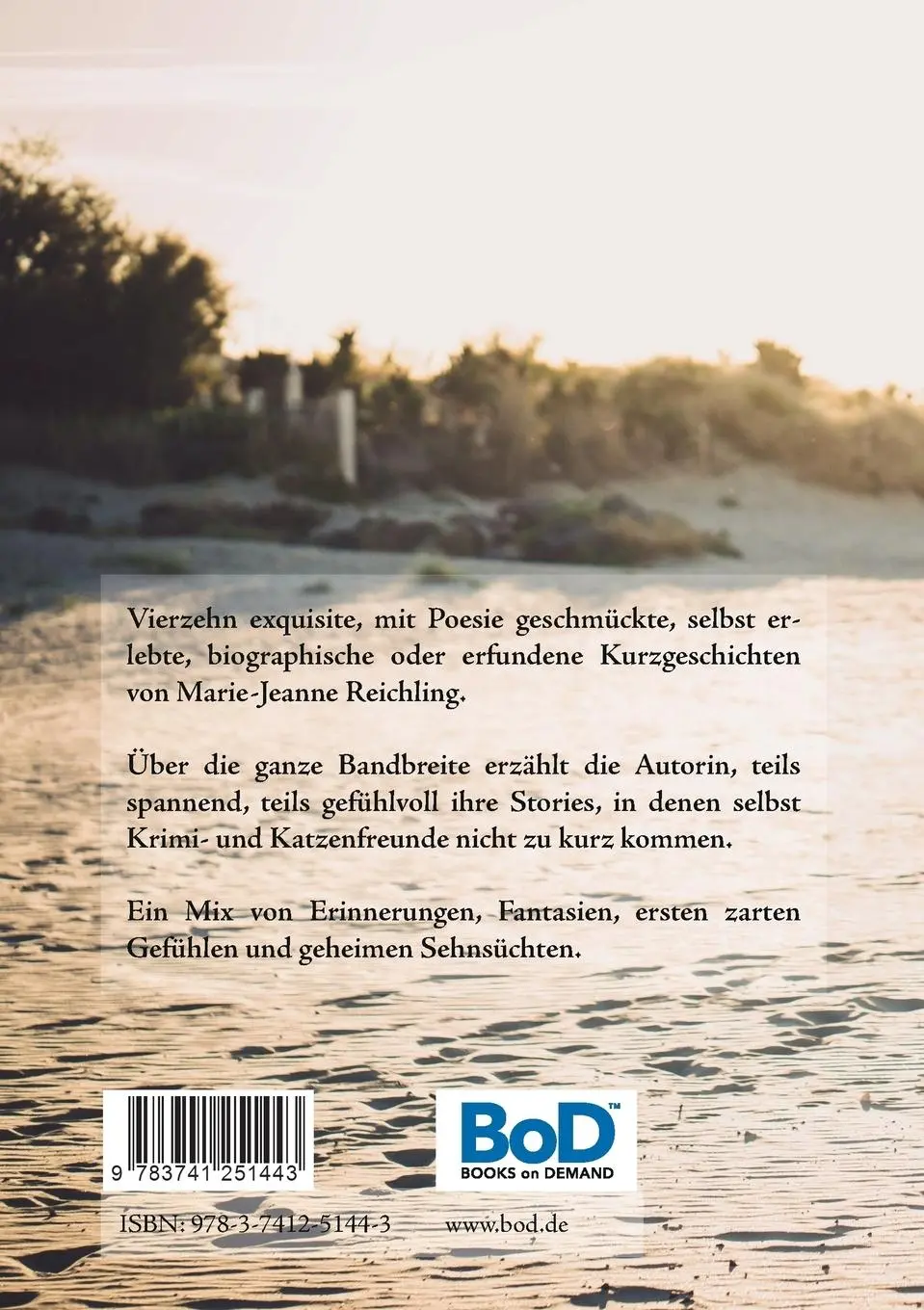 Rückseite: 9783741251443 | Exquisit | Story Mix &amp; Poesie | Marie-Jeanne Reichling | Taschenbuch