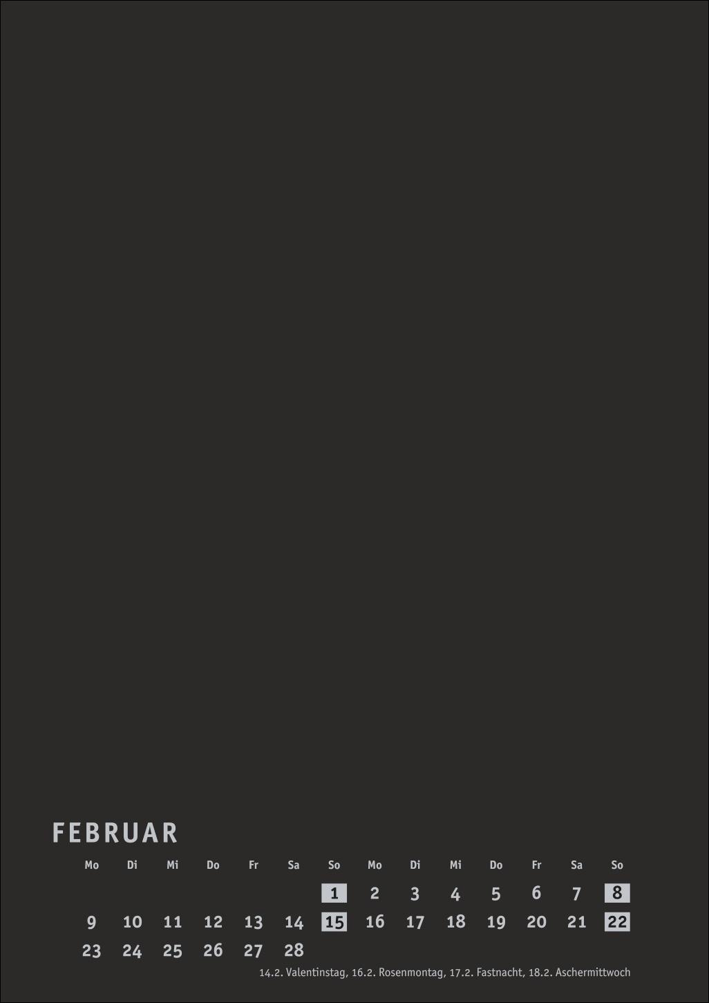 Bild: 9783756411443 | Premium-Bastelkalender schwarz A4 2026 | Heye | Kalender | 14 S.