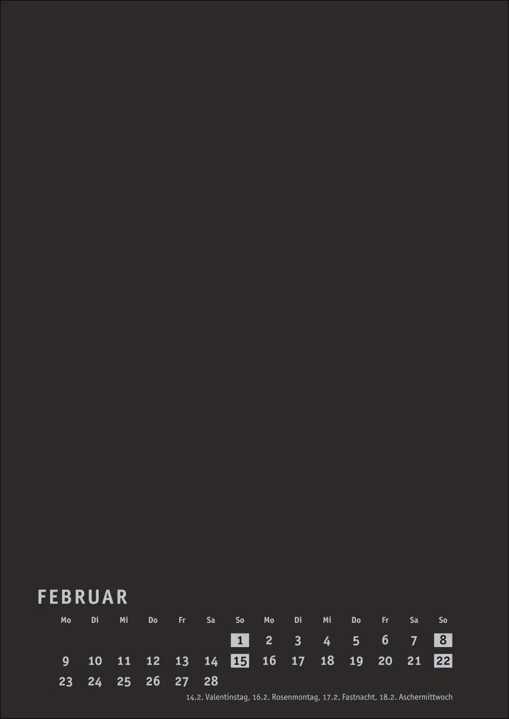Bild: 9783756411443 | Premium-Bastelkalender schwarz A4 2026 | Heye | Kalender | 14 S.
