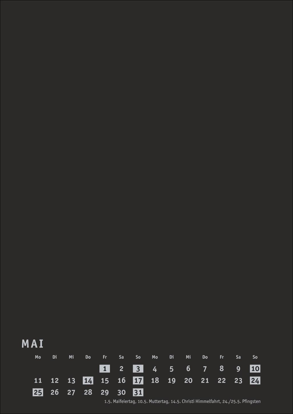 Bild: 9783756411443 | Premium-Bastelkalender schwarz A4 2026 | Heye | Kalender | 14 S.