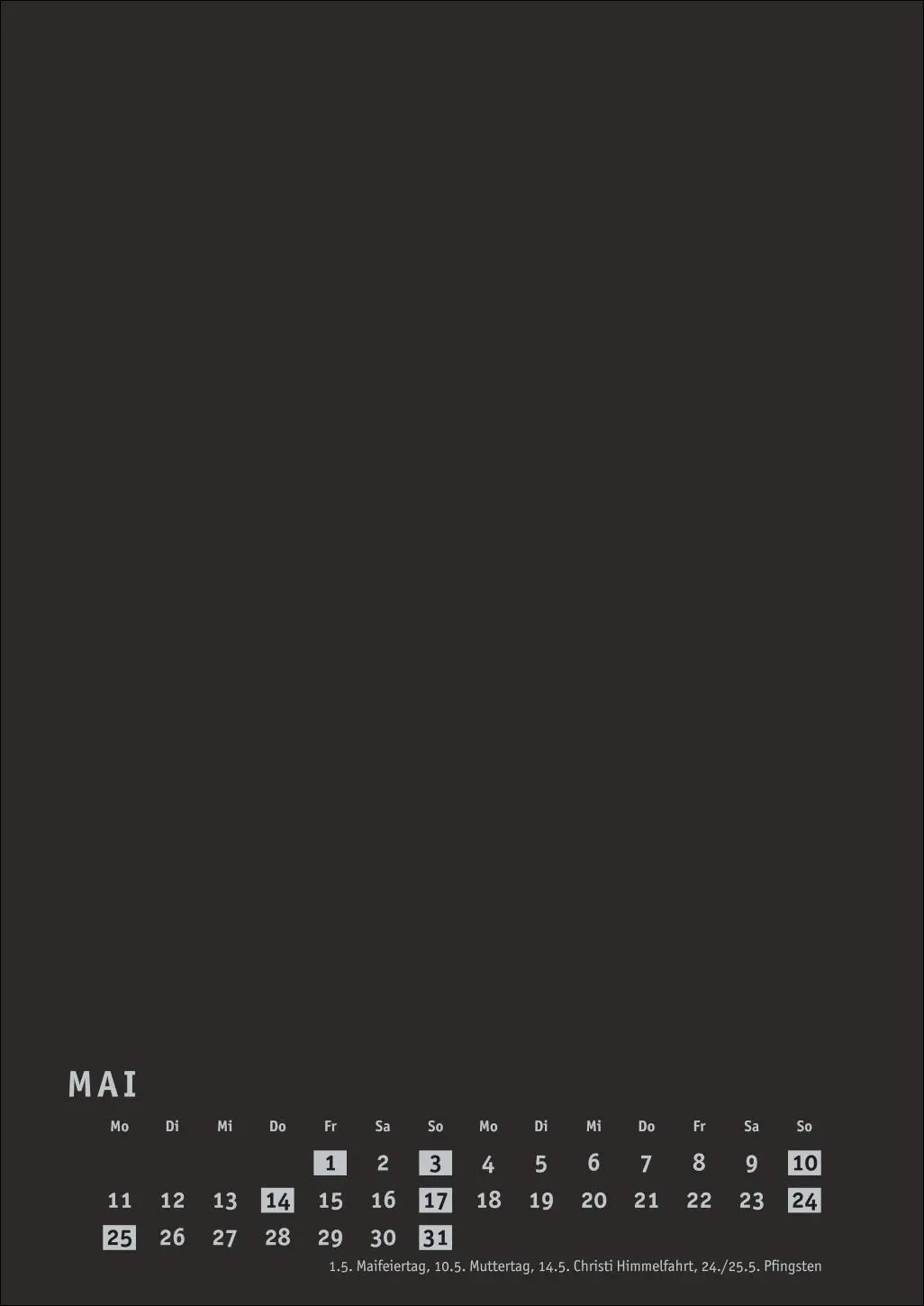 Bild: 9783756411443 | Premium-Bastelkalender schwarz A4 2026 | Heye | Kalender | 14 S.