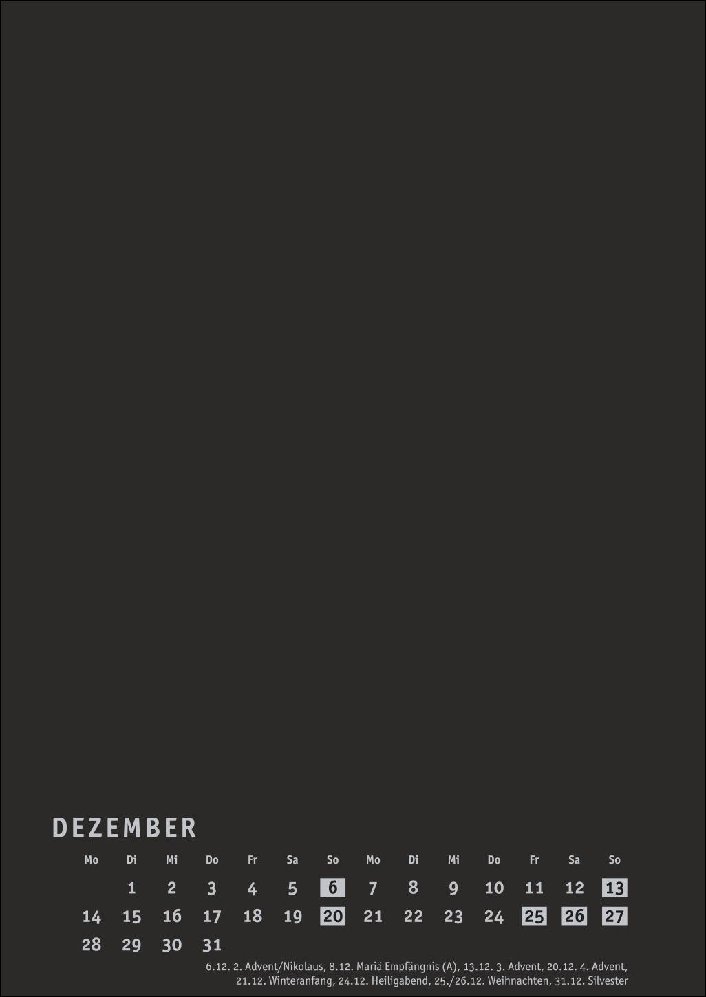 Bild: 9783756411443 | Premium-Bastelkalender schwarz A4 2026 | Heye | Kalender | 14 S.