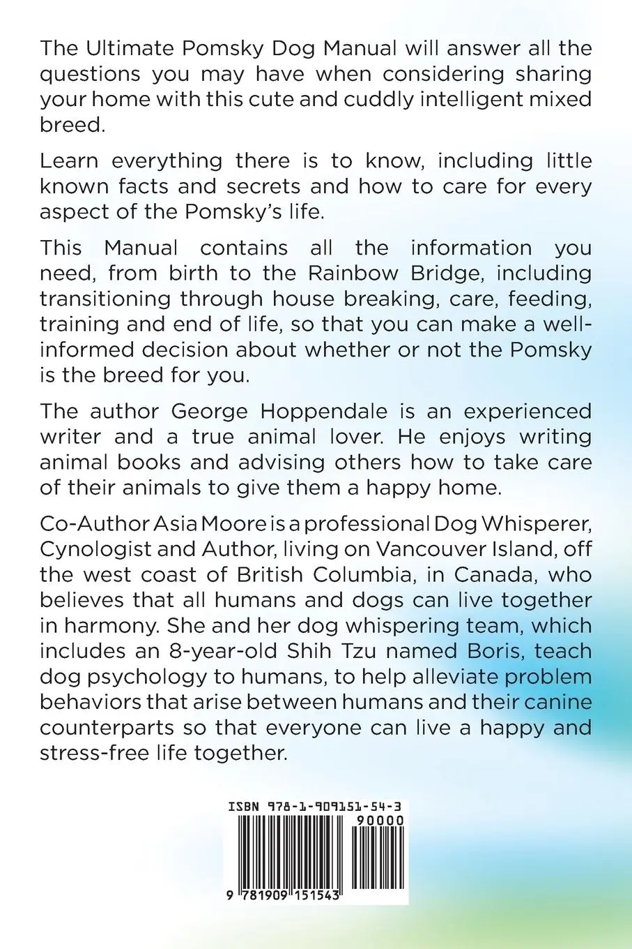 Rückseite: 9781909151543 | Pomsky or Pomeranian Husky. the Ultimate Pomsky Dog Manual....