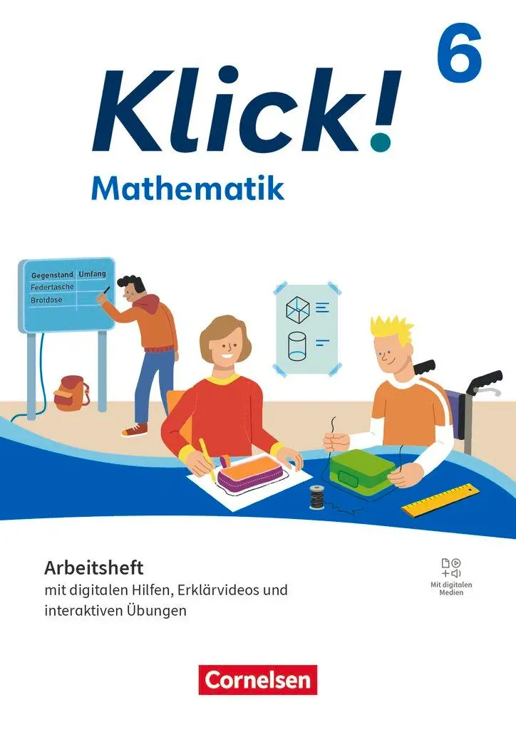 Cover: 9783060021543 | Klick! Mathematik 6.Schuljahr - Ausgabe ab 2024 - Arbeitsheft mit...
