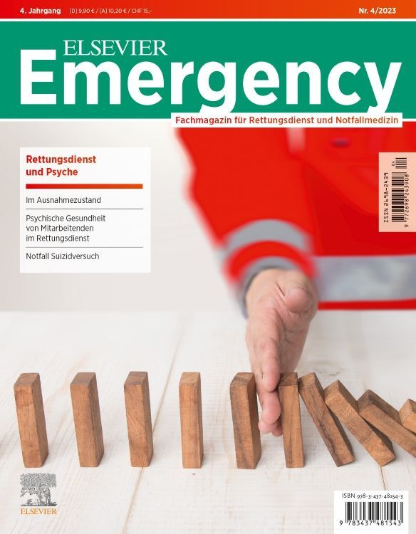 Cover: 9783437481543 | ELSEVIER Emergency. Rettungsdienst &amp; Psyche. 4/2023 | Broschüre | 2023