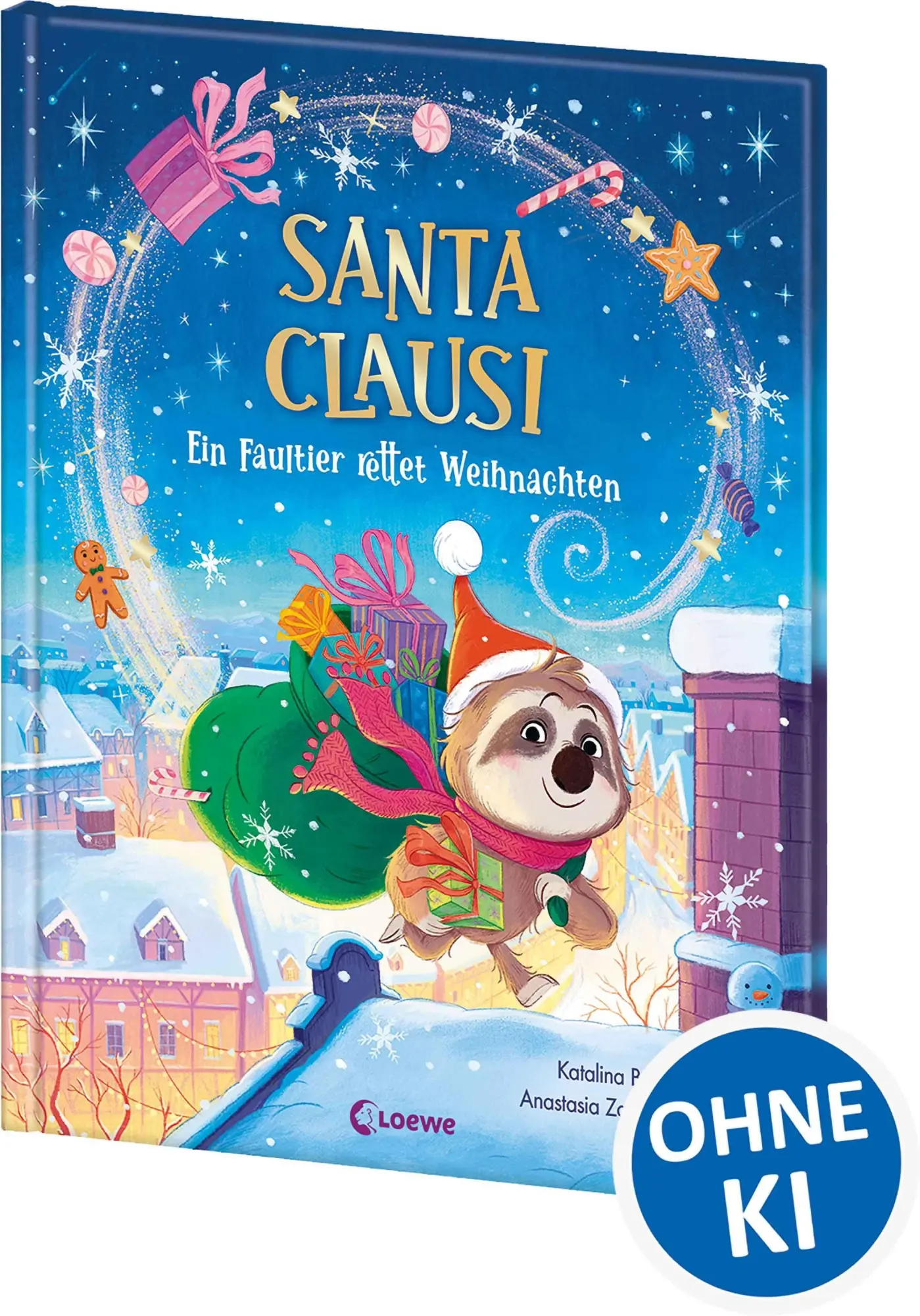 Cover: 9783743221543 | Santa Clausi - Ein Faultier rettet Weihnachten | Katalina Brause