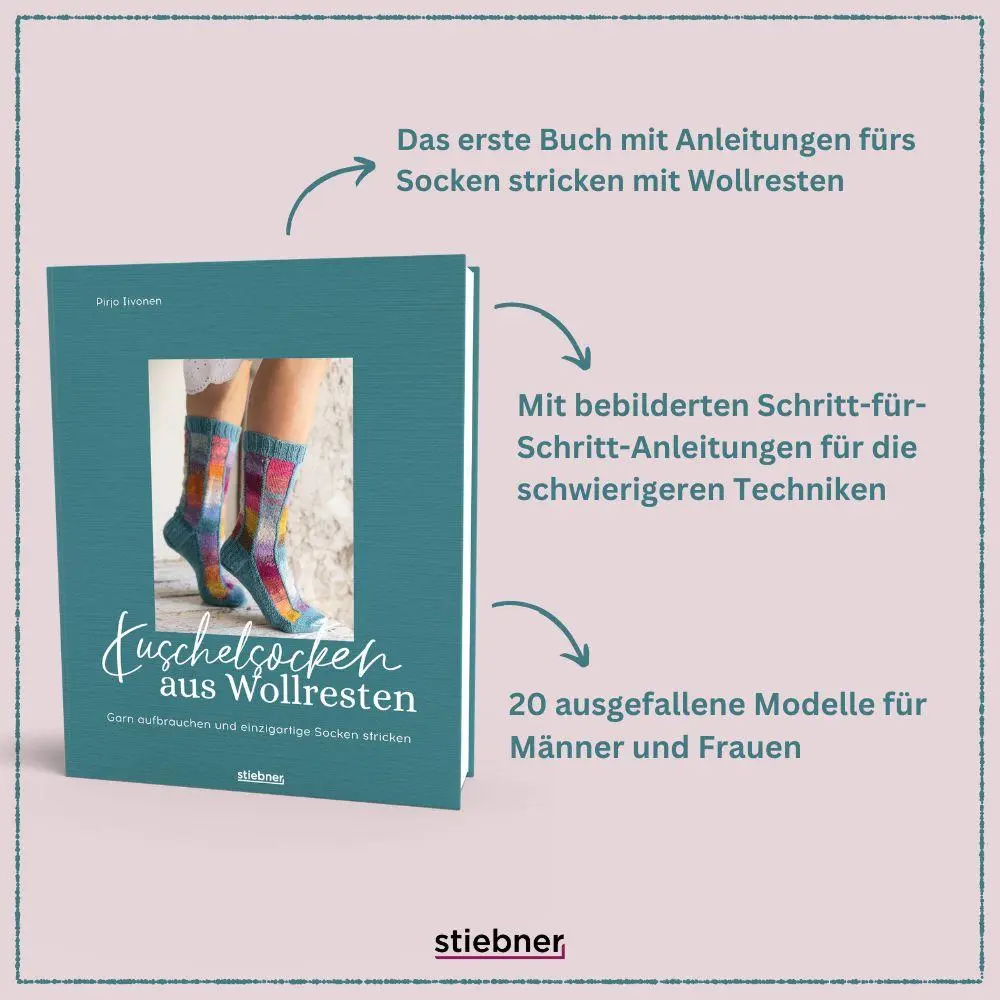 Bild: 9783830721543 | Kuschelsocken aus Wollresten | Pirjo Iivonen | Taschenbuch | 160 S.