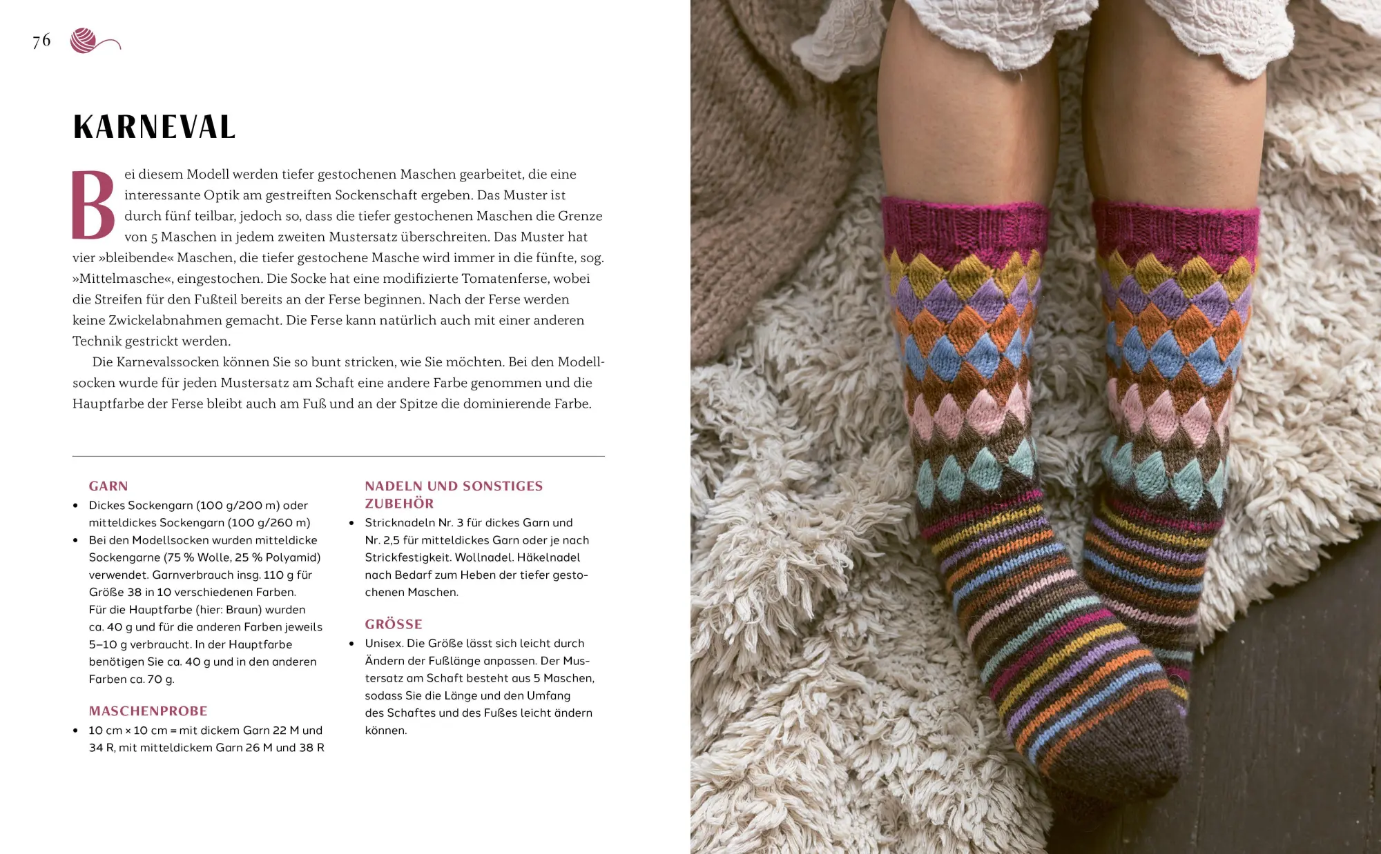 Bild: 9783830721543 | Kuschelsocken aus Wollresten | Pirjo Iivonen | Taschenbuch | 160 S.