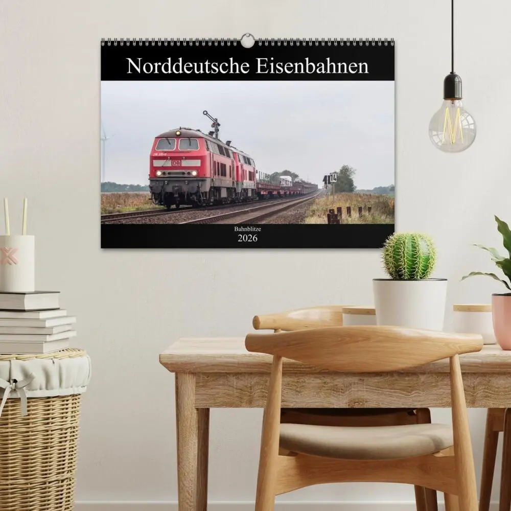 Bild: 9783457891643 | Norddeutsche Eisenbahnen (Wandkalender 2026 DIN A3 quer), CALVENDO...