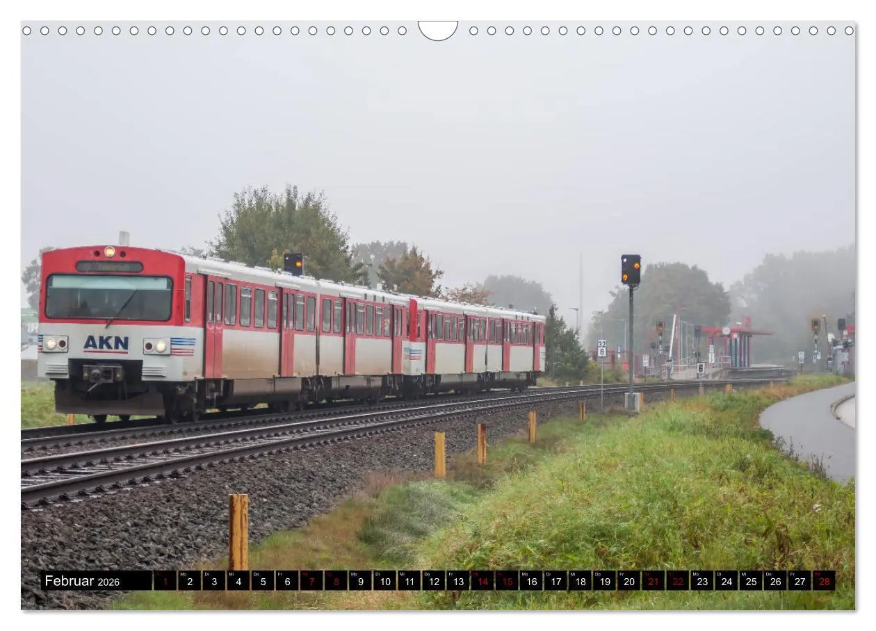 Bild: 9783457891643 | Norddeutsche Eisenbahnen (Wandkalender 2026 DIN A3 quer), CALVENDO...