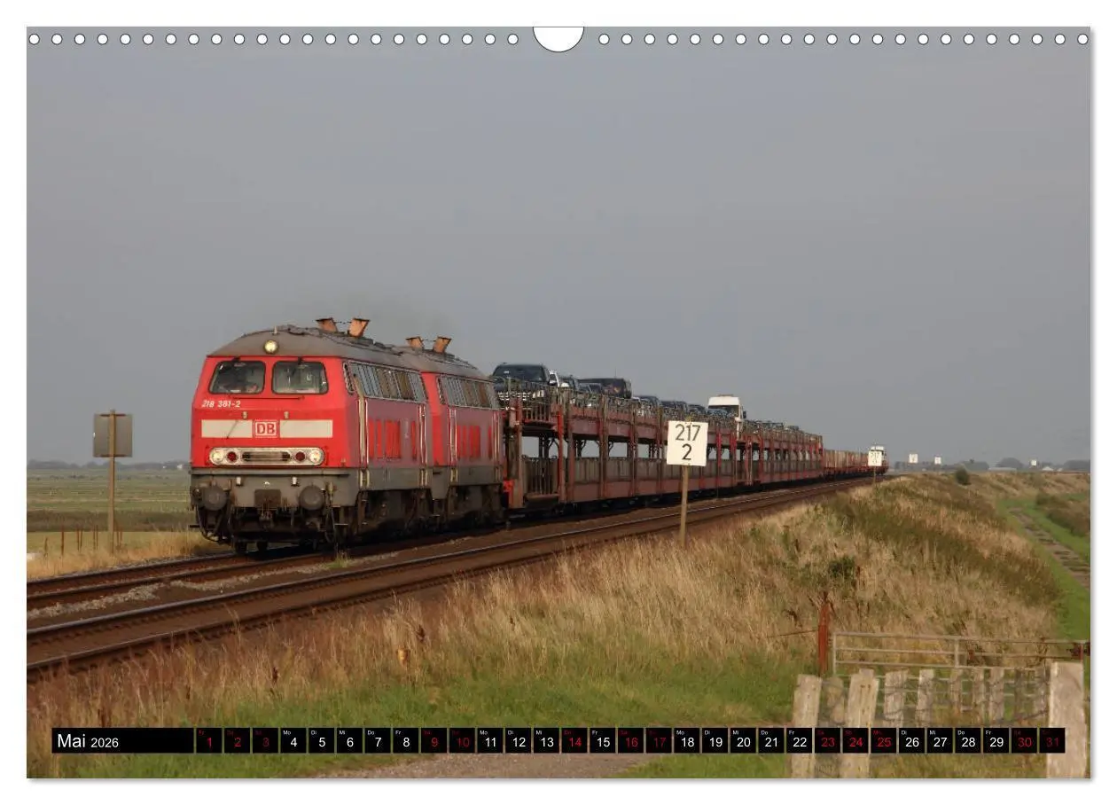 Bild: 9783457891643 | Norddeutsche Eisenbahnen (Wandkalender 2026 DIN A3 quer), CALVENDO...