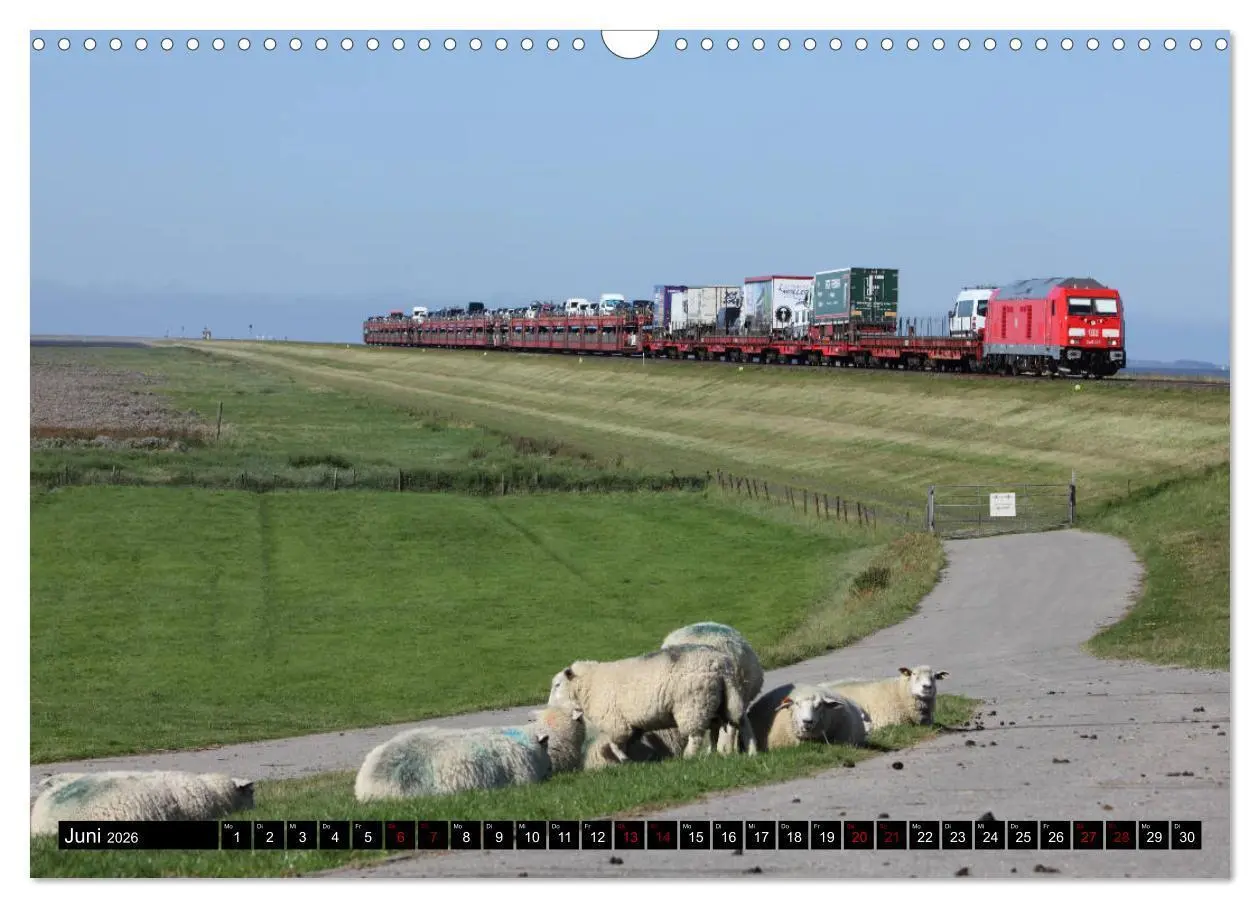 Bild: 9783457891643 | Norddeutsche Eisenbahnen (Wandkalender 2026 DIN A3 quer), CALVENDO...