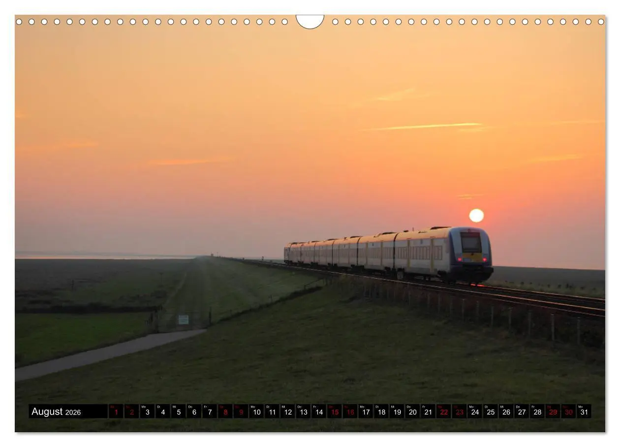 Bild: 9783457891643 | Norddeutsche Eisenbahnen (Wandkalender 2026 DIN A3 quer), CALVENDO...