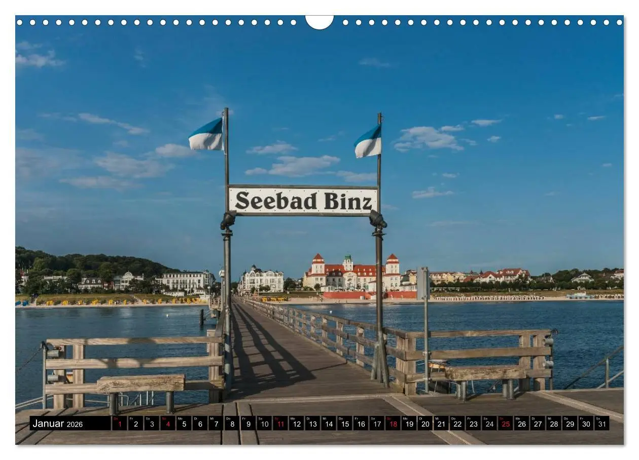 Bild: 9783457961643 | Ein Wochenende im Ostseebad Binz (Wandkalender 2026 DIN A3 quer),...