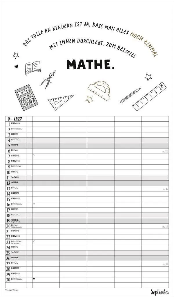Bild: 9783819301643 | Visual Words Familienplaner 2027 | Verlag Korsch | Kalender | 14 S.
