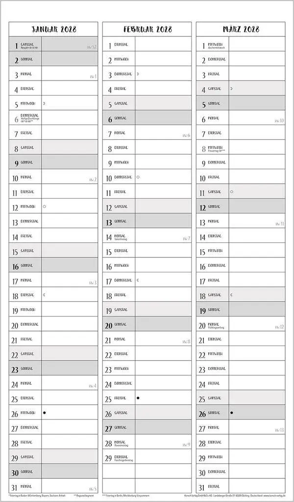 Bild: 9783819301643 | Visual Words Familienplaner 2027 | Verlag Korsch | Kalender | 14 S.