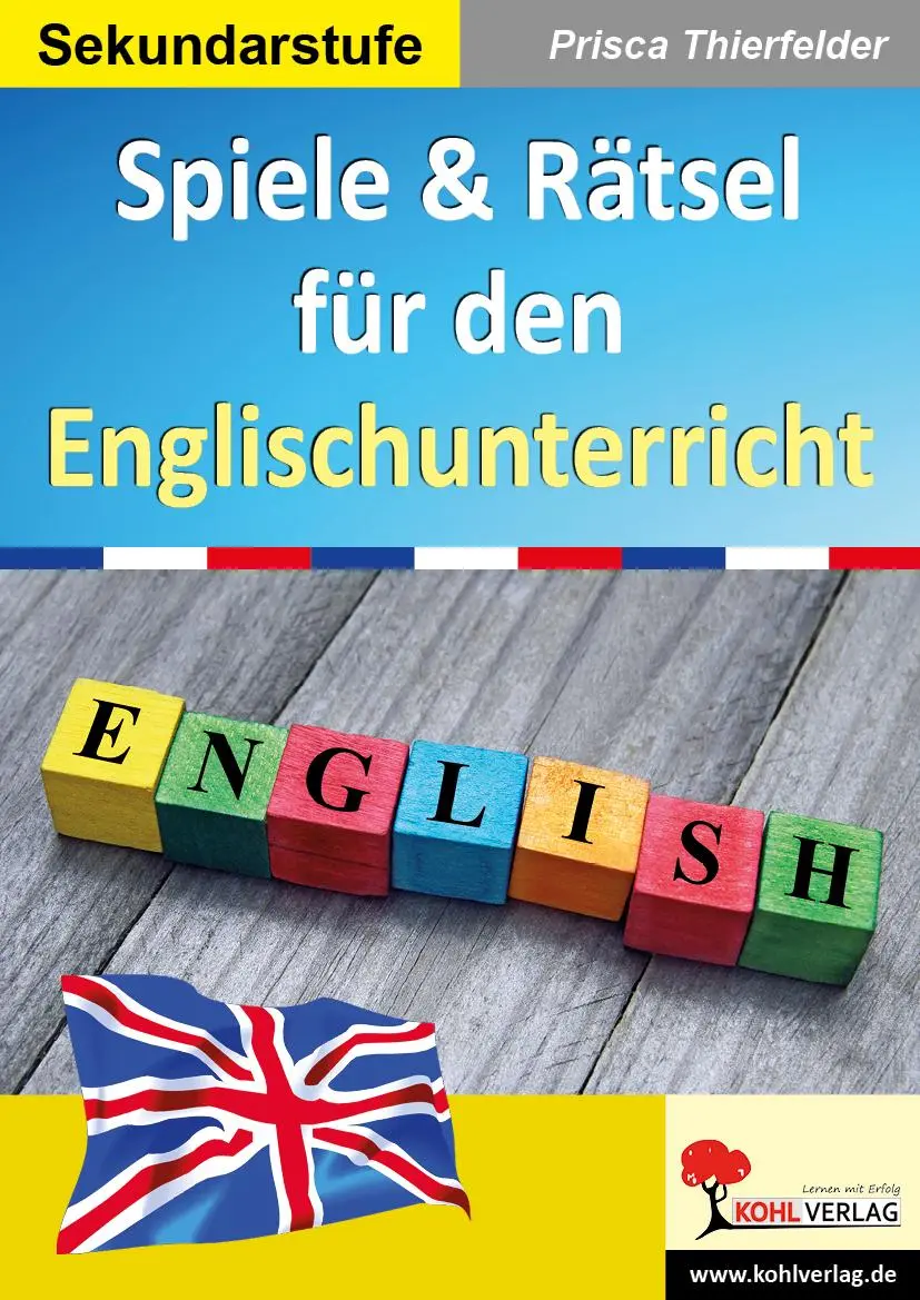 Cover: 9783960401643 | Spiele &amp; Rätsel für den Englischunterricht | Prisca Thierfelder | Buch