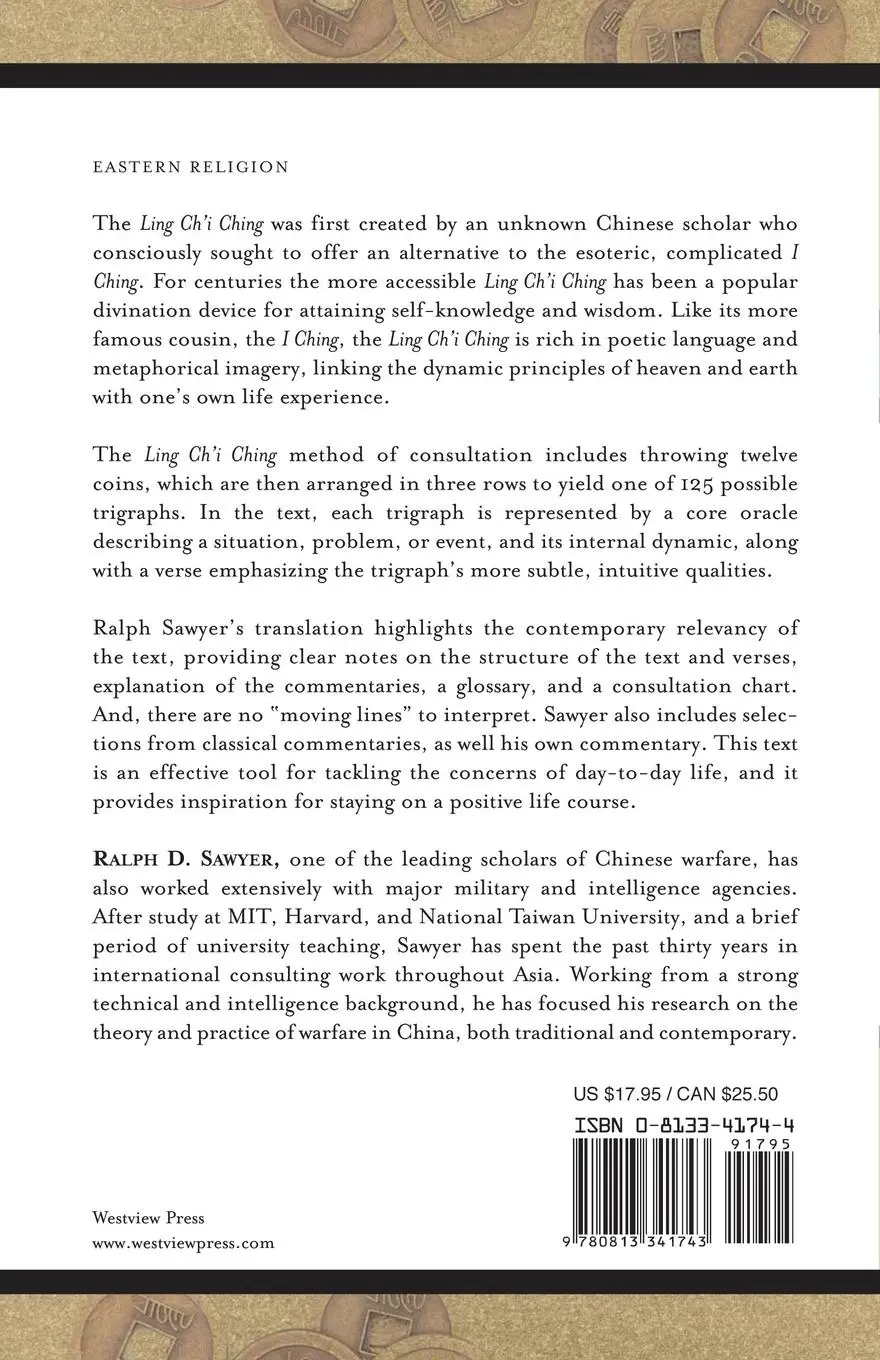 Rückseite: 9780813341743 | Ling Ch'i Ching | A Classic Chinese Oracle | Shuo Dongfang | Buch