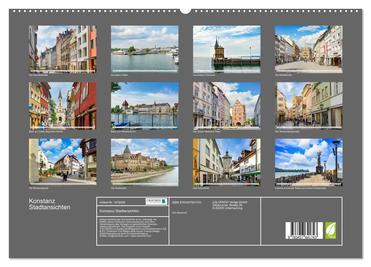 Bild: 9783457641743 | Konstanz Stadtansichten (Wandkalender 2026 DIN A2 quer), CALVENDO...
