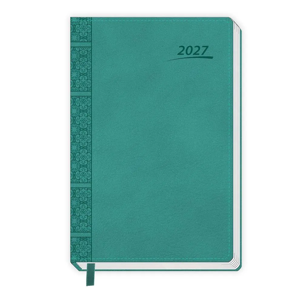 Cover: 4251901511843 | TRÖTSCH - Buchkalender A5 Aqua 2027 | Tagesplaner | KG | Kalender