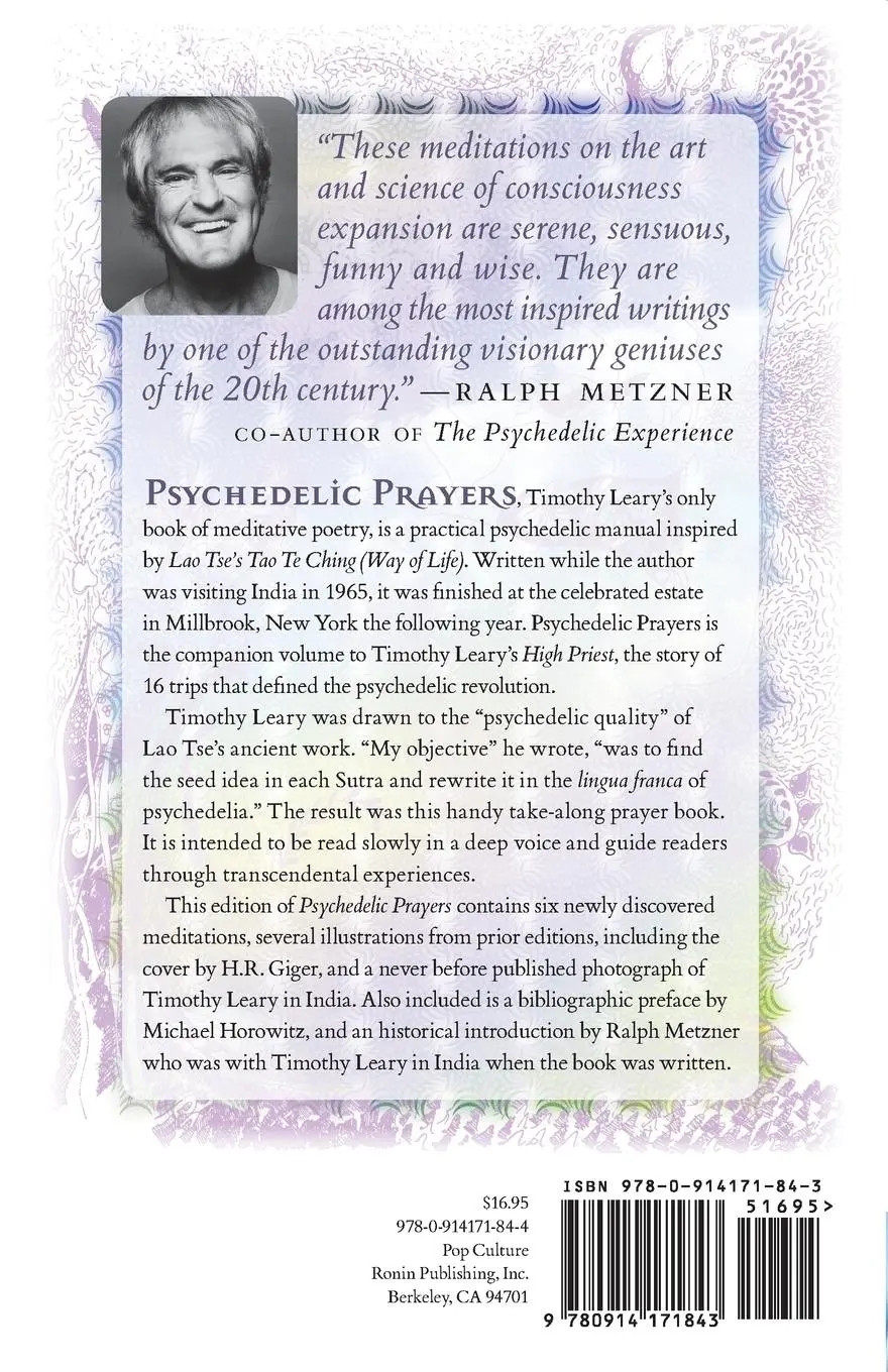 Rückseite: 9780914171843 | Psychedelic Prayers | And Other Meditations | Timothy Leary | Buch