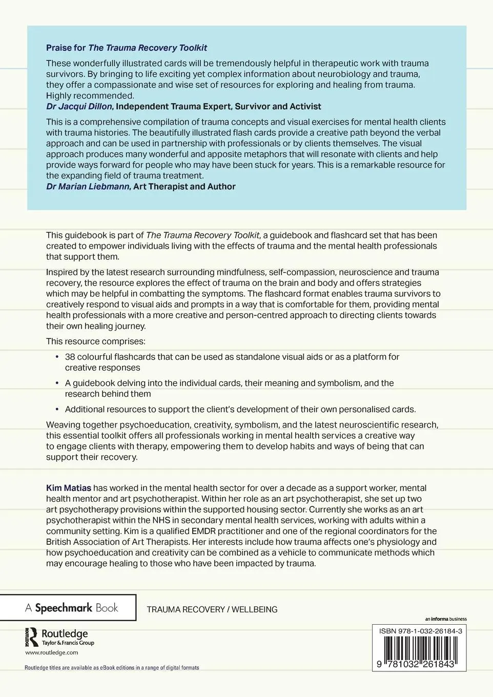 Rückseite: 9781032261843 | The Trauma Recovery Toolkit | Kim Matias | Taschenbuch | Englisch