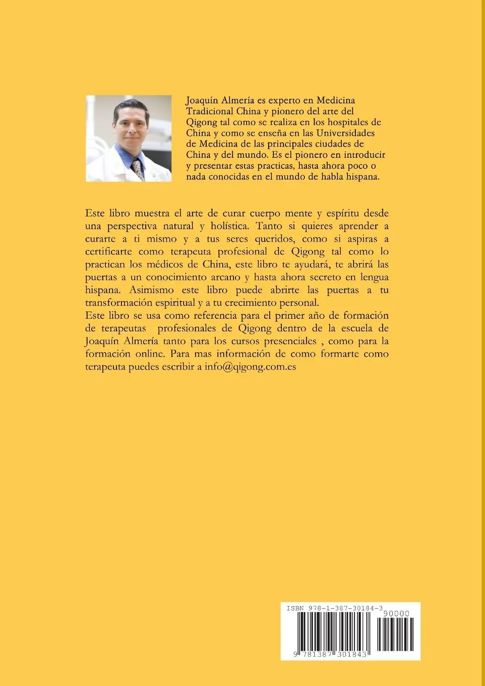 Rückseite: 9781387301843 | CHINESE MEDICAL QIGONG | Joaquim Almeria | Taschenbuch | Spanisch