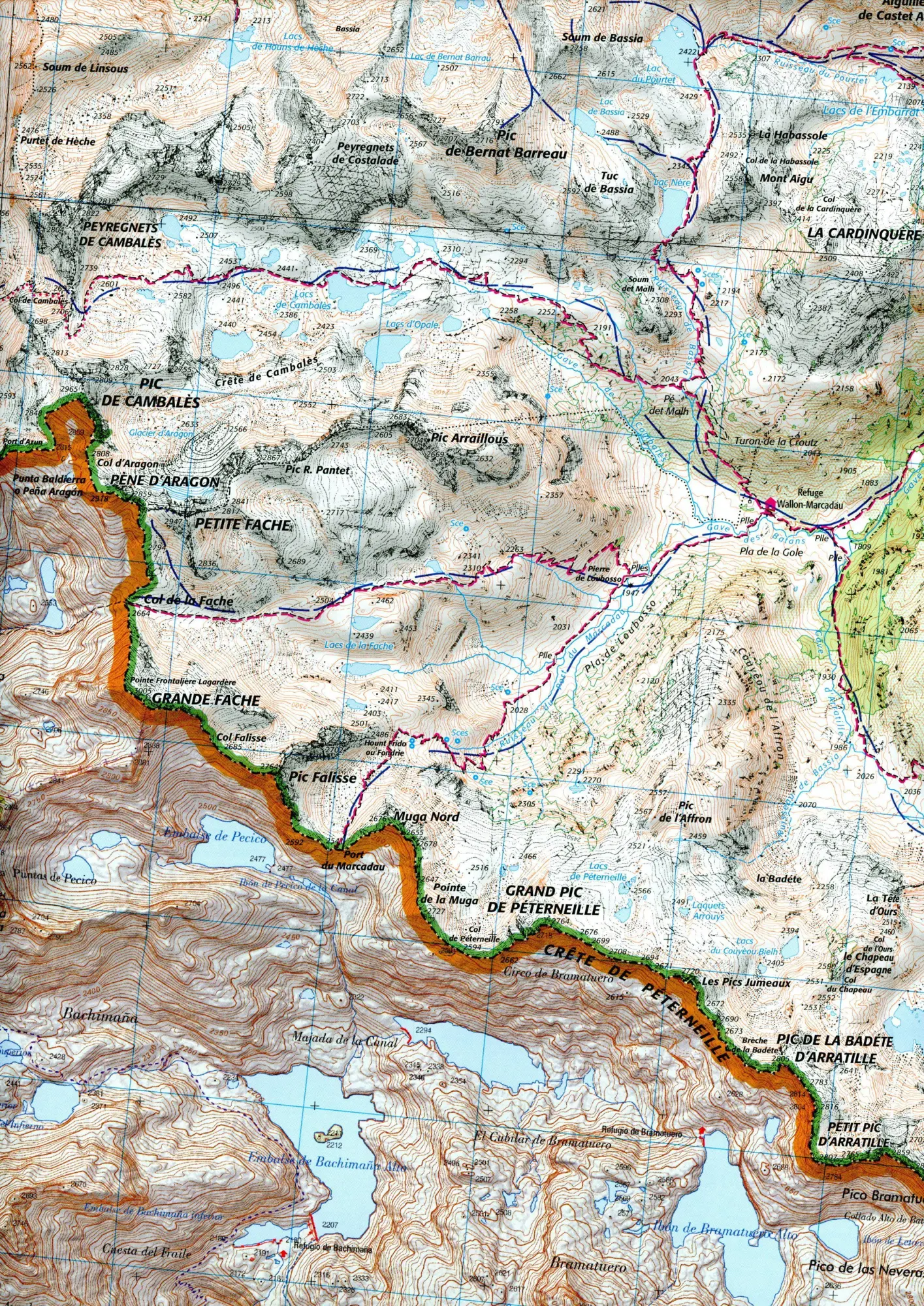 Bild: 9782758551843 | Vignemale Ossau Cautetrets 1:25 000 | (Land-)Karte | Französisch