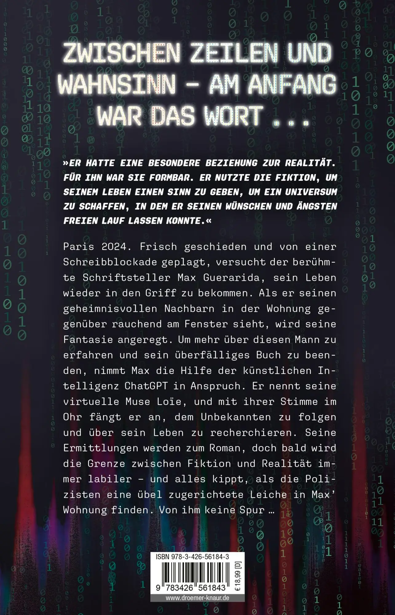Rückseite: 9783426561843 | Letztes Kapitel: Mord | Maxime Girardeau | Taschenbuch | 288 S. | 2025