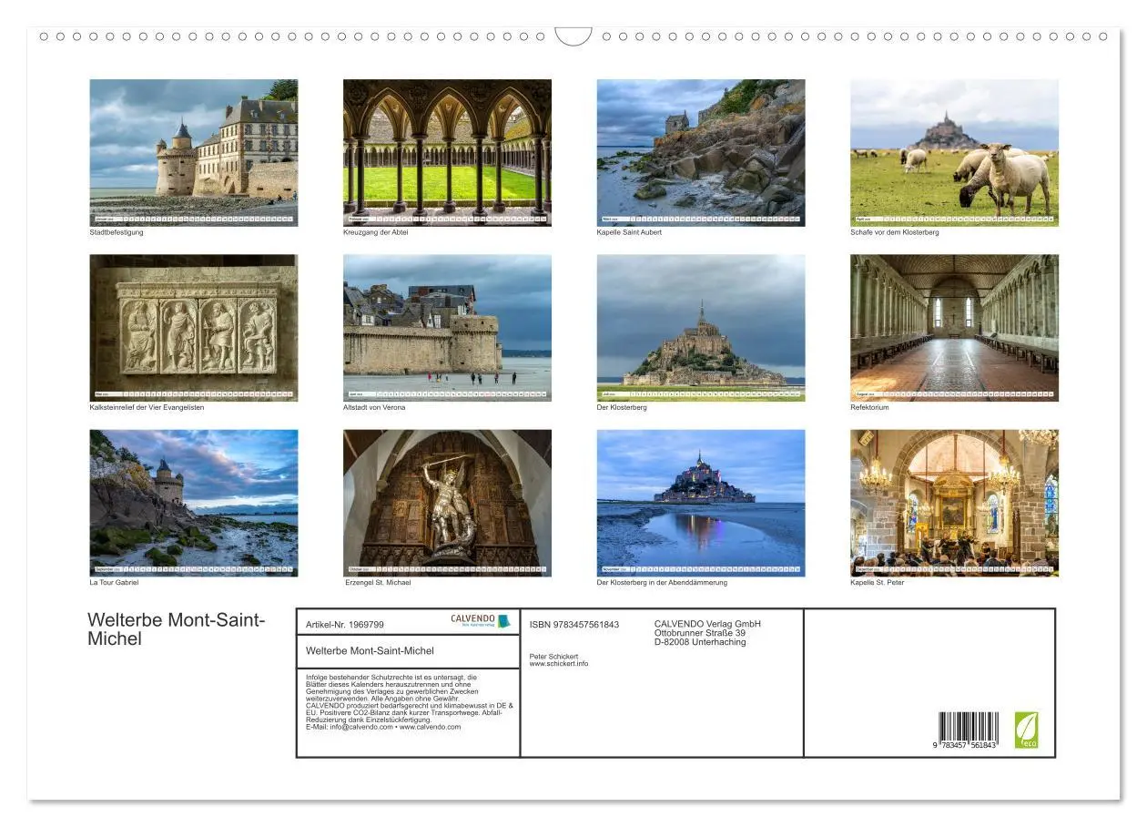 Bild: 9783457561843 | Welterbe Mont-Saint-Michel (Wandkalender 2026 DIN A2 quer),...