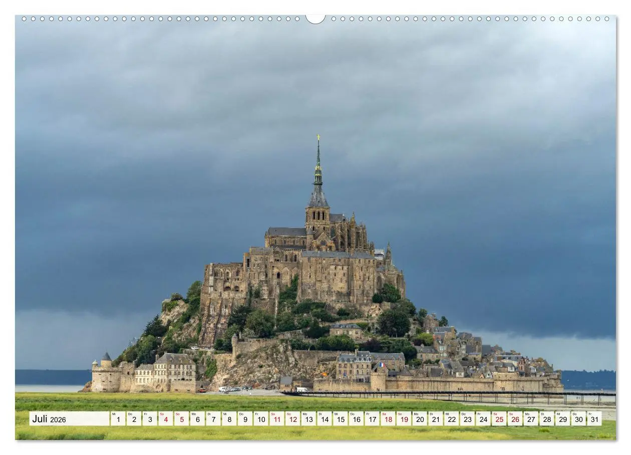 Bild: 9783457561843 | Welterbe Mont-Saint-Michel (Wandkalender 2026 DIN A2 quer),...