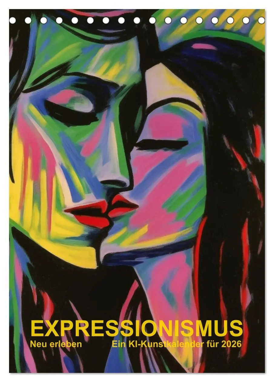Cover: 9783457941843 | EXPRESSIONISMUS Neu Erleben Ein KI-Kunstkalender (Tischkalender...