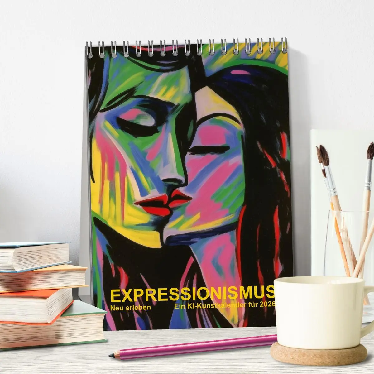 Bild: 9783457941843 | EXPRESSIONISMUS Neu Erleben Ein KI-Kunstkalender (Tischkalender...