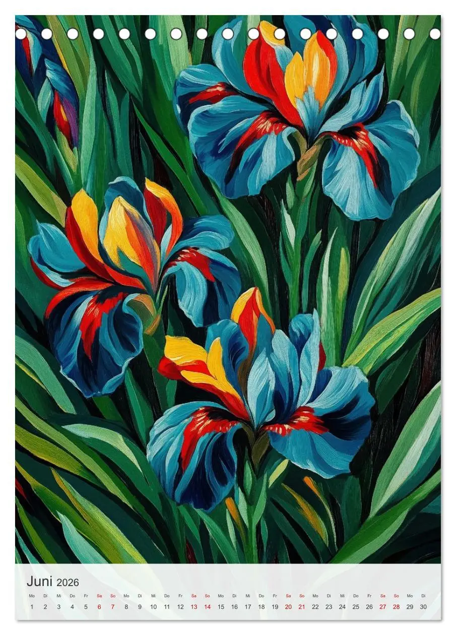 Bild: 9783457941843 | EXPRESSIONISMUS Neu Erleben Ein KI-Kunstkalender (Tischkalender...