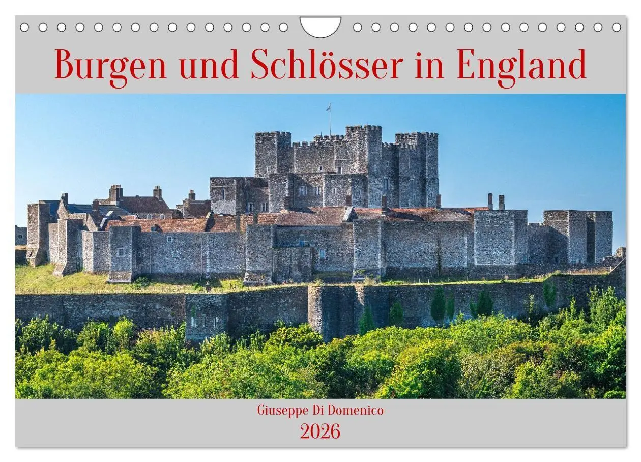 Cover: 9783516651843 | Burgen und Schlösser in England (Wandkalender 2026 DIN A4 quer),...
