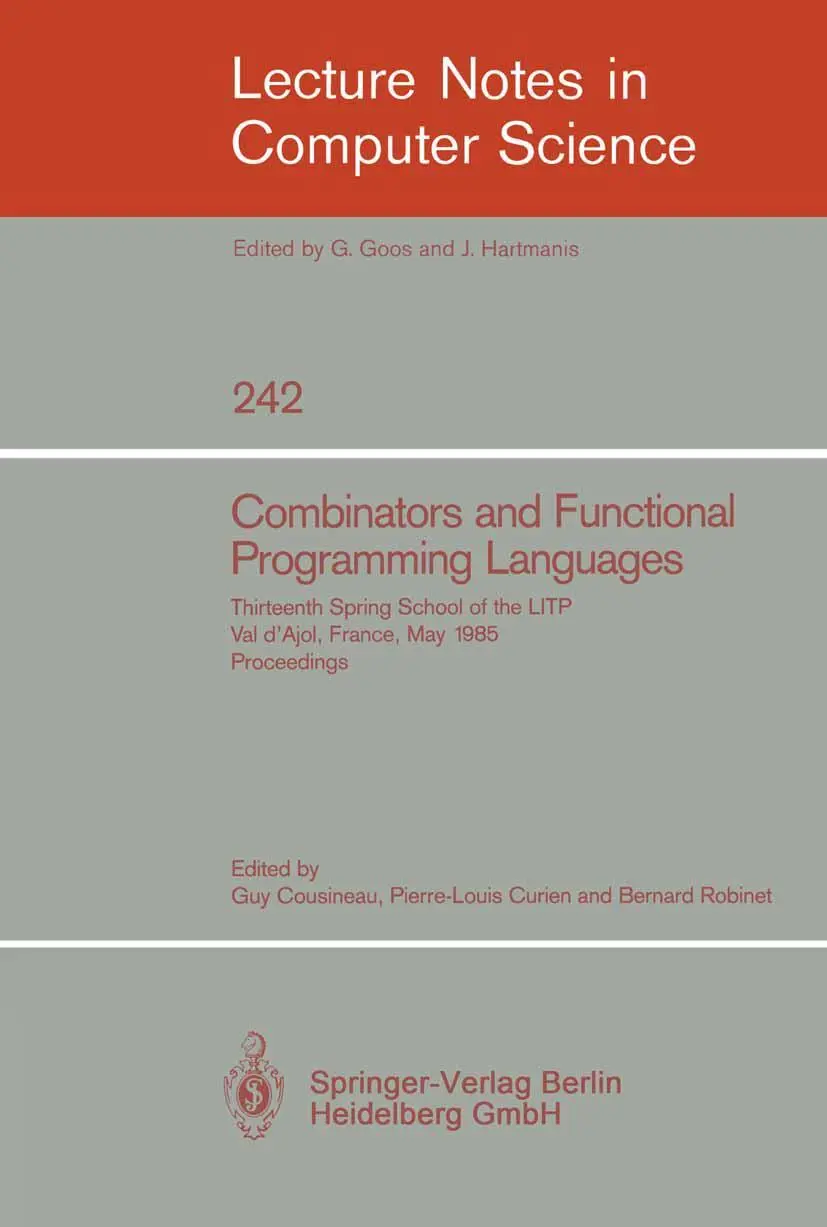 Cover: 9783540171843 | Combinators and Functional Programming Languages | Cousineau (u. a.)