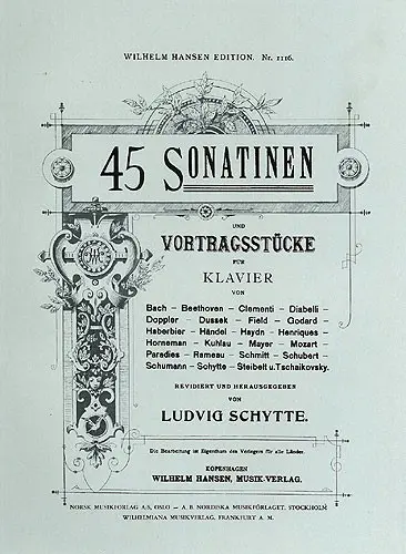 45 Sonatinen und Vortragsstücke