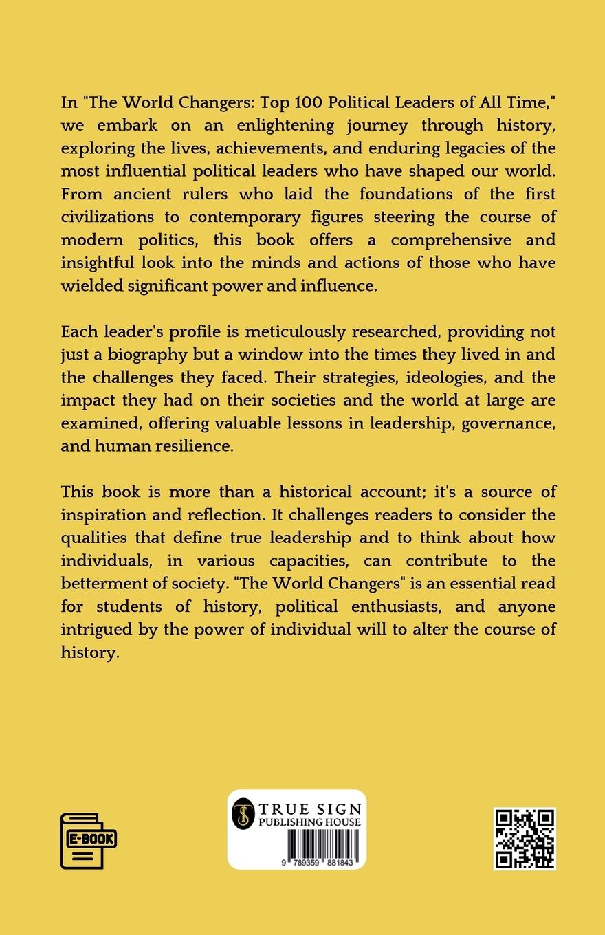 Rückseite: 9789359881843 | The World Changers Top 100 Political Leaders Of All Time | Pandit