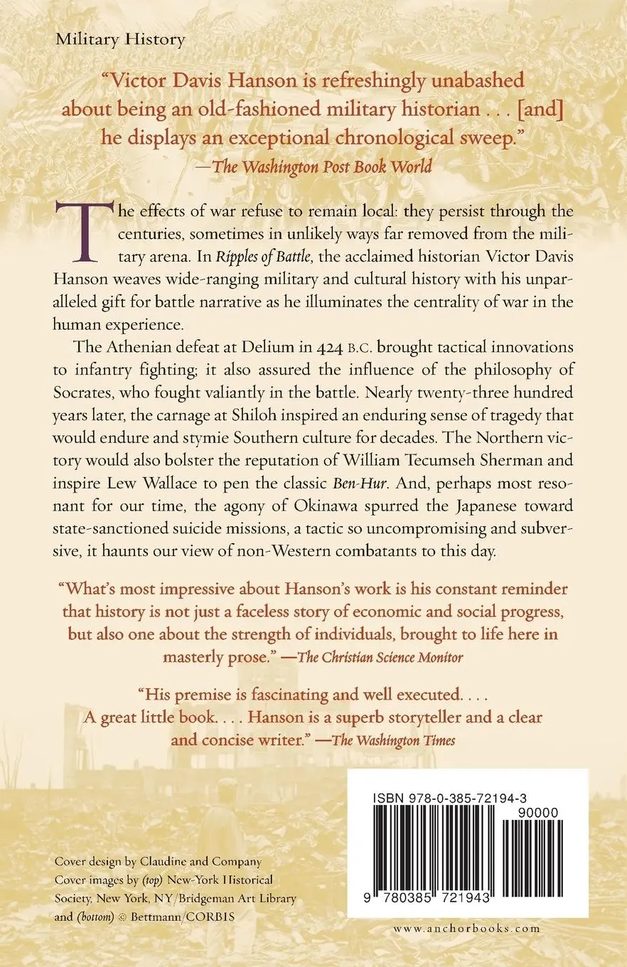 Rückseite: 9780385721943 | Ripples of Battle | Victor Davis Hanson | Taschenbuch | Englisch